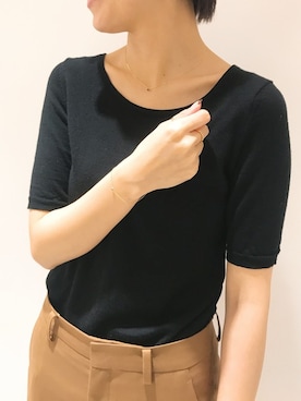 「ete bijoux（エテビジュー）のアイテム」を使った、eteさん（レディース・160cm）の秋コーディネート