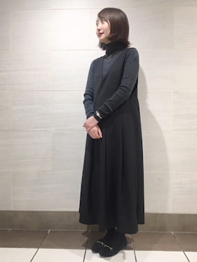 eteさん(レディース・160cm)の冬コーディネート
