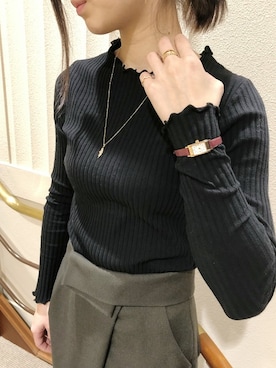 「ジュエリー」｜eteさん（レディース・160cm）の冬コーディネート