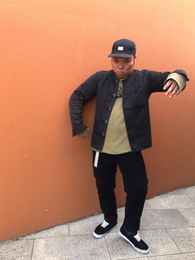 「URBAN RESEARCH（アーバンリサーチ）のアイテム（ノーカラージャケット）」を使った、raikiさん（メンズ・170cm）の春コーディネート