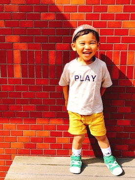 FUJIfamさん（キッズ・90cm）の春コーディネート