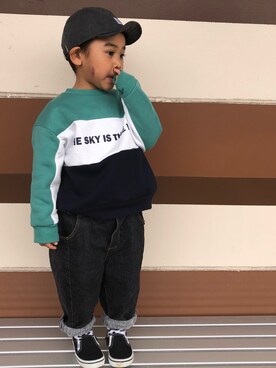 FUJIfamさん（キッズ・100cm）の冬コーディネート