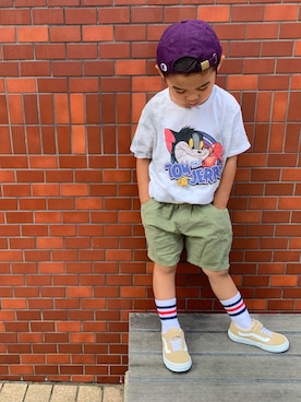 FUJIfamさん（キッズ・100cm）の夏コーディネート