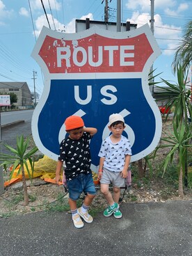 FUJIfamさん（キッズ・100cm）の夏コーディネート