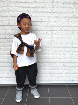FUJIfamさん（キッズ・100cm）の秋コーディネート