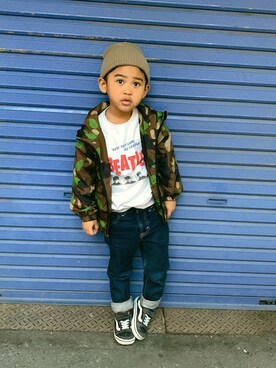 FUJIfamさん（キッズ・110cm）の冬コーディネート