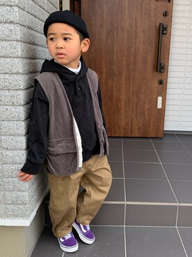 FUJIfamさん（キッズ・110cm）の冬コーディネート