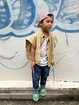 FUJIfamさん（キッズ・110cm）の夏コーディネート