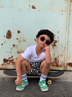 FUJIfamさん（キッズ・110cm）の夏コーディネート