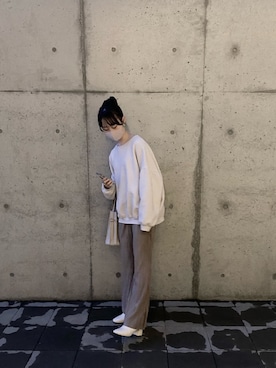 「OpenCLOSE（オープンクローズ）のアイテム（トップス）」を使った、noaさん（レディース・161cm）の春コーディネート