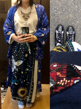「チャイハネ（チャイハネ）のアイテム（スニーカー）」を使った、Tremoloさん（レディース・156cm）の夏コーディネート