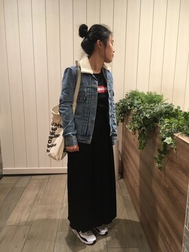 ちびっこさんの「early moussy L/TSJ」を使ったコーディネート