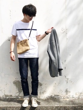 しゅんたろーさん（メンズ・177cm）の夏コーディネート