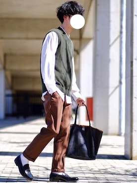 しゅんたろーさん（メンズ・177cm）の春コーディネート