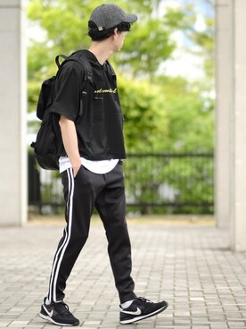 Ga 2ラインジャージパンツを使った人気ファッションコーディネート Wear