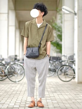 「PADRONE（パドローネ）のアイテム」を使った、しゅんたろーさん（メンズ・178cm）の夏コーディネート