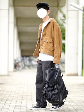 FACTOTUM(ファクトタム)の「【FACTOTUM】コーデュロイワイドブルゾン