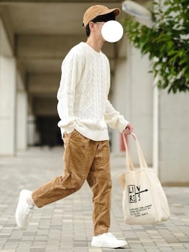 「Steven Alan（スティーブンアラン）のアイテム（バッグ）」を使った、しゅんたろーさん（メンズ・177cm）の秋コーディネート