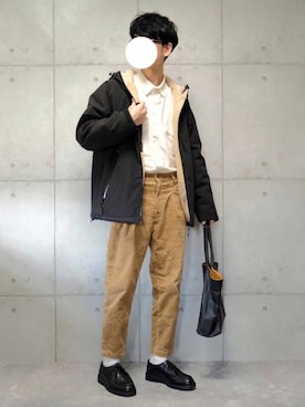 「JACKROSE（ジャックローズ）のアイテム（ジャケット/アウター）」を使った、しゅんたろーさん（メンズ・177cm）の秋コーディネート