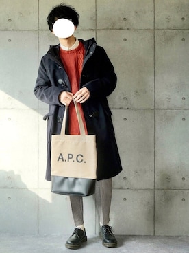 「Dr. Martens（ドクターマーチン）のDr.Martens / ドクターマーチン 1461 3EYE GIBSON SHOE 3ホール ギブソン シューズ ブーツ（ブーツ）」を使った、しゅんたろーさん（メンズ・177cm）の冬コーディネート