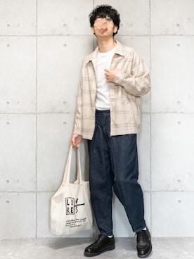 「Steven Alan（スティーブンアラン）のアイテム（バッグ）」を使った、しゅんたろーさん（メンズ・177cm）の冬コーディネート