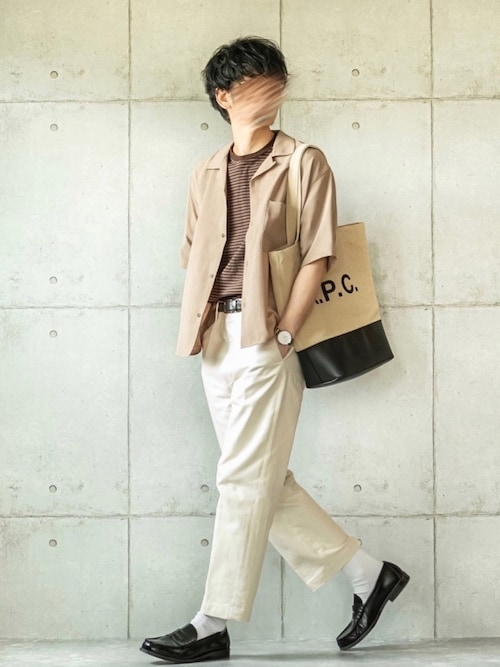 \ASM♥️様/専用 ブライト ポプリン リラックス ドレープ オープンカラー1/2