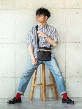 しゅんたろーさん（メンズ・177cm）の春コーディネート