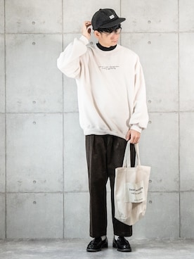 「URBAN RESEARCH（アーバンリサーチ）のアイテム（パンツ）」を使った、しゅんたろーさん（メンズ・177cm）の冬コーディネート