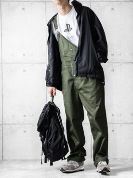 「coen（コーエン）のアイテム（ジャケット/アウター）」を使った、しゅんたろーさん（メンズ・177cm）の春コーディネート
