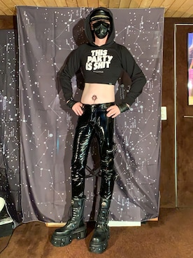 「NewRock」｜BlackMichi666さん（メンズ・188cm）の夏コーディネート