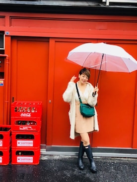 「eimy istoire（エイミーイストワール）のアイテム（その他アウター）」を使った、jeena898さん（レディース・163cm）の秋コーディネート