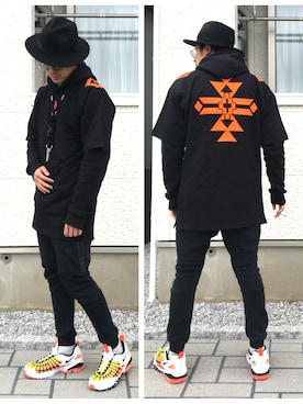 「NIKE SPORTSWEAR（ナイキスポーツウェアー）のアイテム（その他パンツ）」を使った、りゅういち先生さん（メンズ・178cm）の冬コーディネート