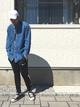 「nike sb 」｜「アイテム（アクセサリー）」を使った、りゅういち先生さん（メンズ・178cm）の春コーディネート