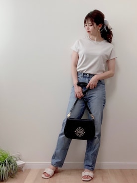 「Honeys（ハニーズ）のアイテム（財布/小物）」を使った、こまさん（レディース・157cm）の夏コーディネート
