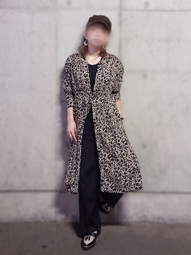 「ブラウン×ブラック」｜「アイテム（その他）」を使った、Saeさん（レディース・158cm）の秋コーディネート