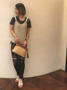 nano・universe 渋谷神南 Womensさん（レディース・160cm）の春コーディネート