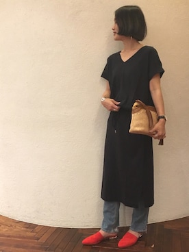 「rag & bone（ラグアンドボーン）のアイテム（パンツ）」を使った、nano・universe 渋谷神南 Womensさん（レディース・160cm）の春コーディネート