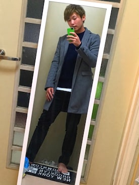 「improves（インプローブス）のアイテム（トレンチコート）」を使った、しゅうさん（メンズ・170cm）の秋コーディネート
