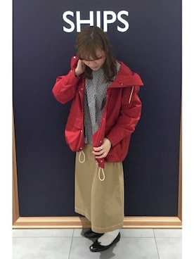 坂井さん(レディース・156cm)の春コーディネート