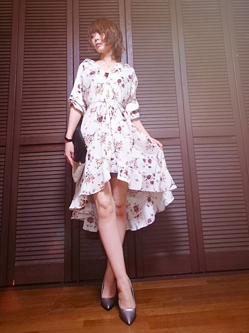 安達 桃江 Momoe Adachi Fifthのシャツワンピースを使ったコーディネート Wear