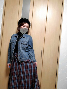 「秋のマイ旬スタイル」｜「アイテム（デニムジャケット）」を使った、R!◎N.さん（レディース・156cm）の秋コーディネート