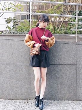 田方  萌子さん（レディース・170cm）の秋コーディネート