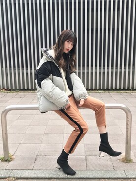 田方  萌子さんの「fit slim boots」を使ったコーディネート