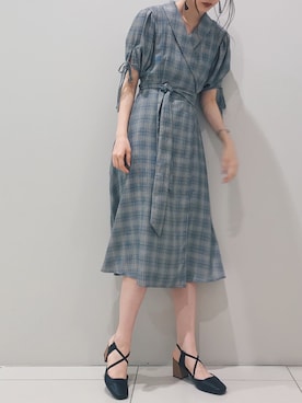 「アイテム（ワンピース、その他）」を使った、田方  萌子さん（レディース・170cm）の春コーディネート