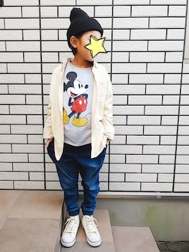 きゃなこさん（キッズ・120cm）の冬コーディネート