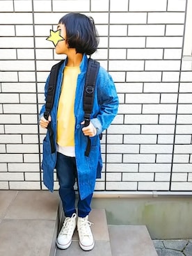 きゃなこさん（キッズ・120cm）の春コーディネート