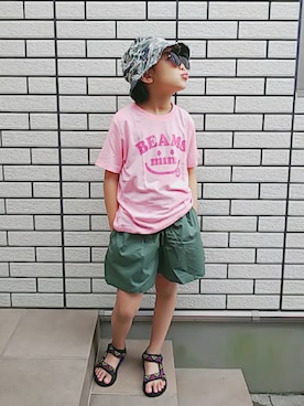 きゃなこさん（キッズ・123cm）の夏コーディネート