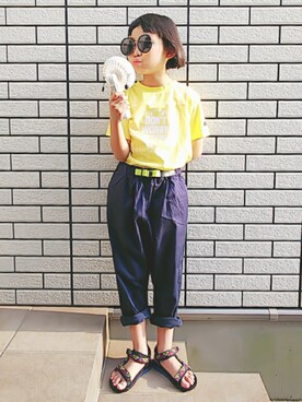 きゃなこさん（キッズ・123cm）の夏コーディネート