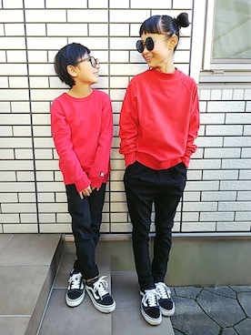 きゃなこさん（キッズ・125cm）の冬コーディネート