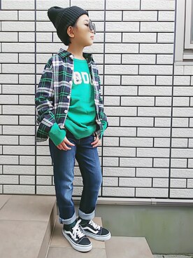 きゃなこさん（キッズ・125cm）の冬コーディネート